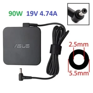 قیمت و خرید شارژر مربعی مکعبی ایسوز ایسوس نرمال 19v 4.74A asus charger adaptor - گلدیلاکس