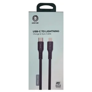 قیمت و خرید کابل شارژ آیفونی Type-C to Lightning برند گرین لاین/Green Lion مدل GNCPCLTG1MBK کابل شارژ آیفون آیپد USB-C TYPE-C TO LIGHTNING