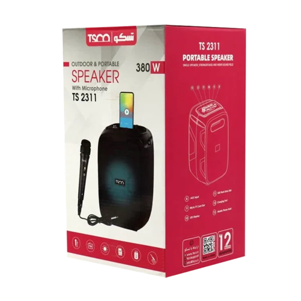 اسپیکر بلوتوثی تسکو (TSCO) مدل TS 2311 - تصویر 3
