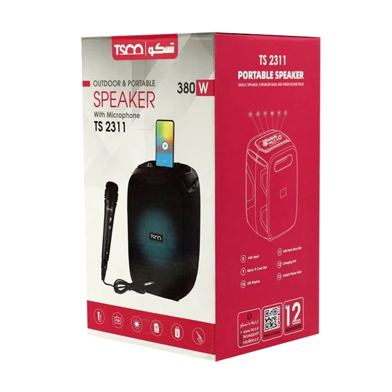 اسپیکر بلوتوثی تسکو (TSCO) مدل TS 2311 - تصویر 3