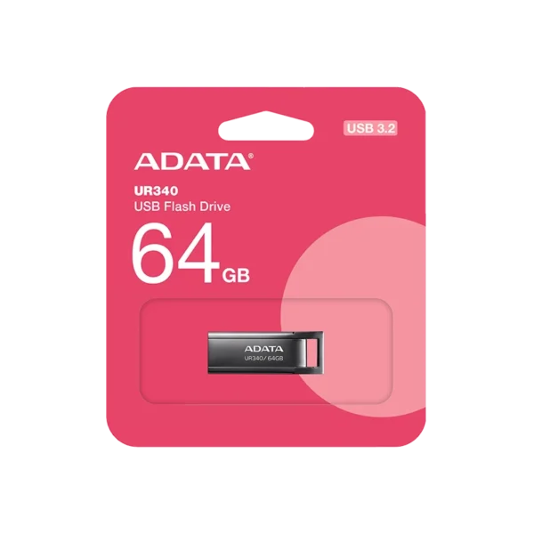 فلش مموری ای دیتا مدل UR340 adata 64GB فلزی