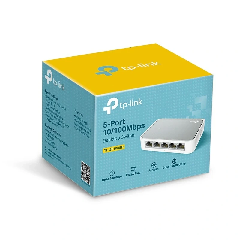 سوییچ 5 پورت تی پی-لینک مدل TL-SF1005D Ver 16.0 tp-link