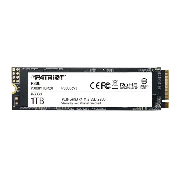 اس اس دی اینترنال پتریوت (Patriot) مدل ™P300 M2 PCIe Gen3 X4 NVMe با ظرفیت 128 گیگابایت - تصویر 5