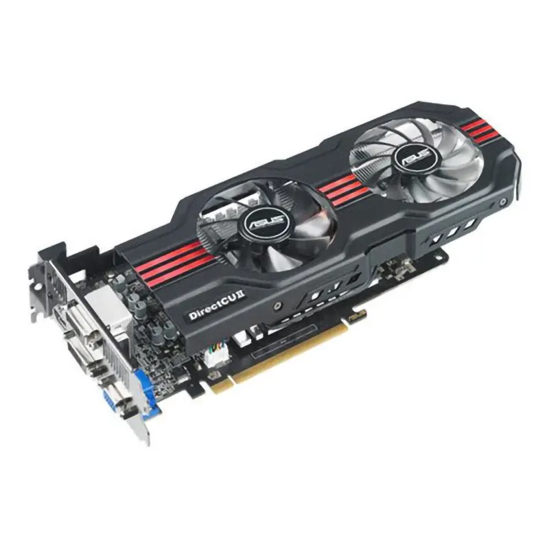 graphic card asus dc2 gtx60 ti gddr5 کارت گرافیک ایسوس دو فن 1gb