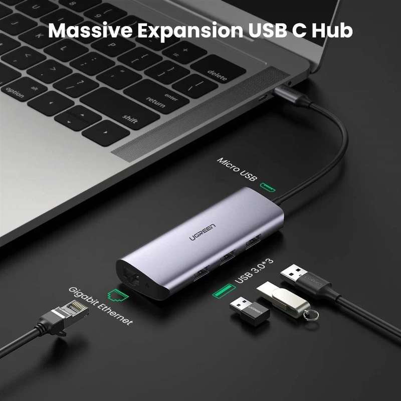 ugreen هاب چهار پورت USB -C یوگرین مدل CM252-60717