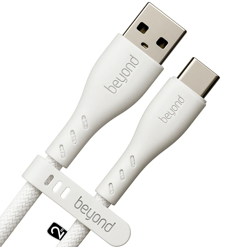 کابل تبدیل USB به USB-C بیاند مدل BUC-402 FAST طول 2 متر سفید