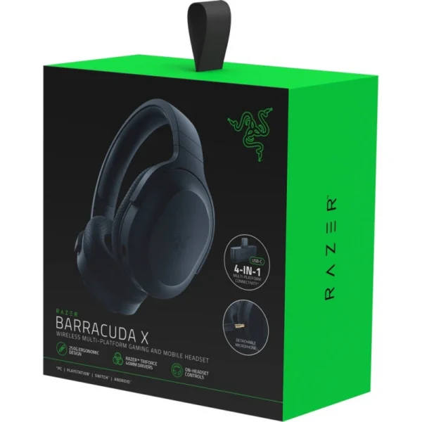 هدفون مخصوص بازی بی سیم ریزر مدل Barracuda X package razer
