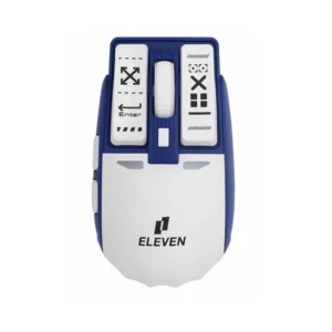موس با سیم ایلون (Eleven) مدل Button آبی