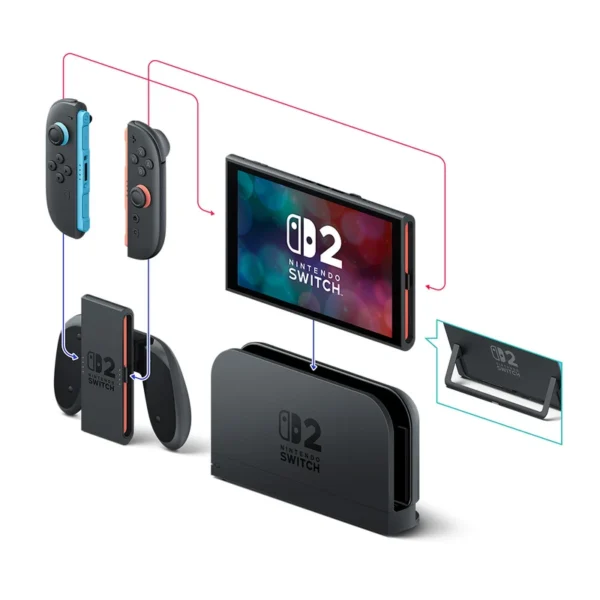 Nintendo Switch 2 Hybrid Game Console 256GB کنسول بازی هیبریدی نینتندو مدل Switch 2 ظرفیت 256 گیگابایت